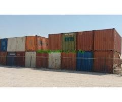 We have 20-feet containers in good condition available for sale