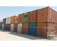 We have 20-feet containers in good condition available for sale