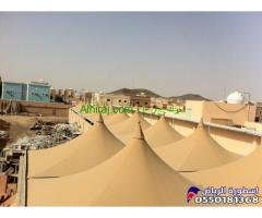مظلات مدارس حكومية وخاصة بنسبة عزل عالية لعزل الحرارة والمطر