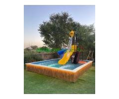 مسابح فايبر جلاس العاب اطفال