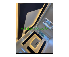 دهانات وديكورات +قسم مضلات وسواتر
