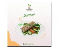 عروض الطعام الصحي  في مركز ومطعم الوزن المثالي